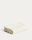 Sedora 100% cotton towel with yellow contrast detail 100 x 150cm