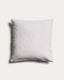 Alnori ecru 100% cotton jacquard cushion cover 50 x 50 cm