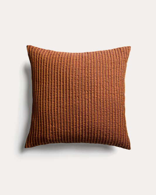 Navlaka za jastuk Tarilo od 100% pamuka sa naborima, narandžasta, 50 x 50 cm