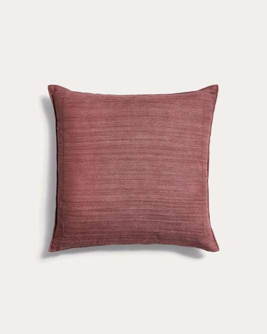 Navlaka za jastuk Brellet od svile boje burgundca 45 x 45 cm