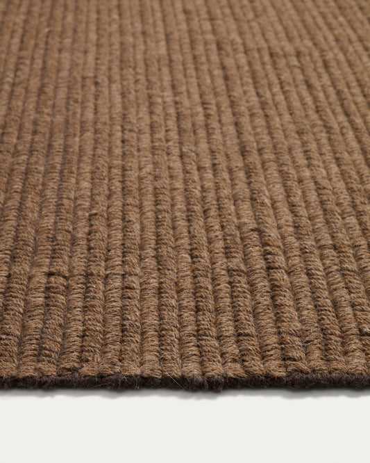 Tepih Imerna od vune, braon, 160 x 230 cm