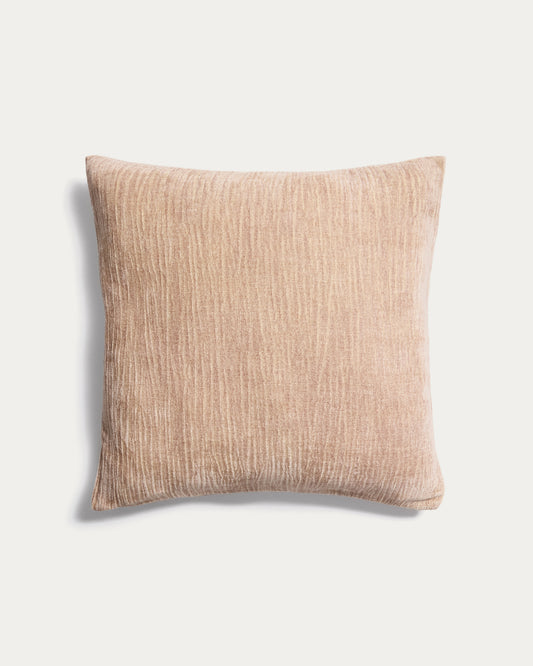 Navlaka za jastuk Vori od 100% pamuka sa zgužvanim efektom, prirodno bela, 50 x 50 cm