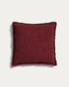 Meral maroon cushion cover 45 x 45 cm