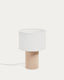 Bianella corduroy table lamp in beige
